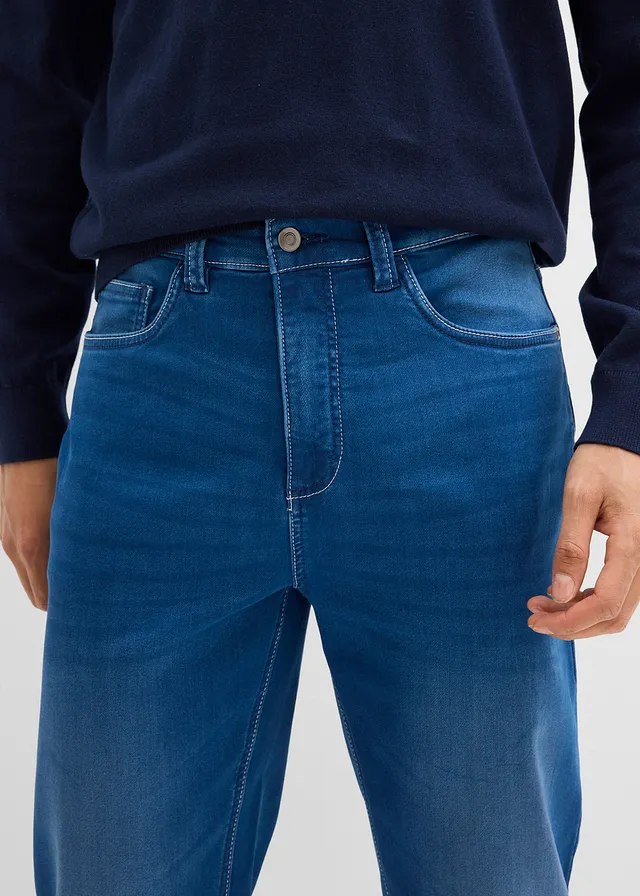 Jean jogging classique, droit • bleu denim • product-page.page-title-suffix