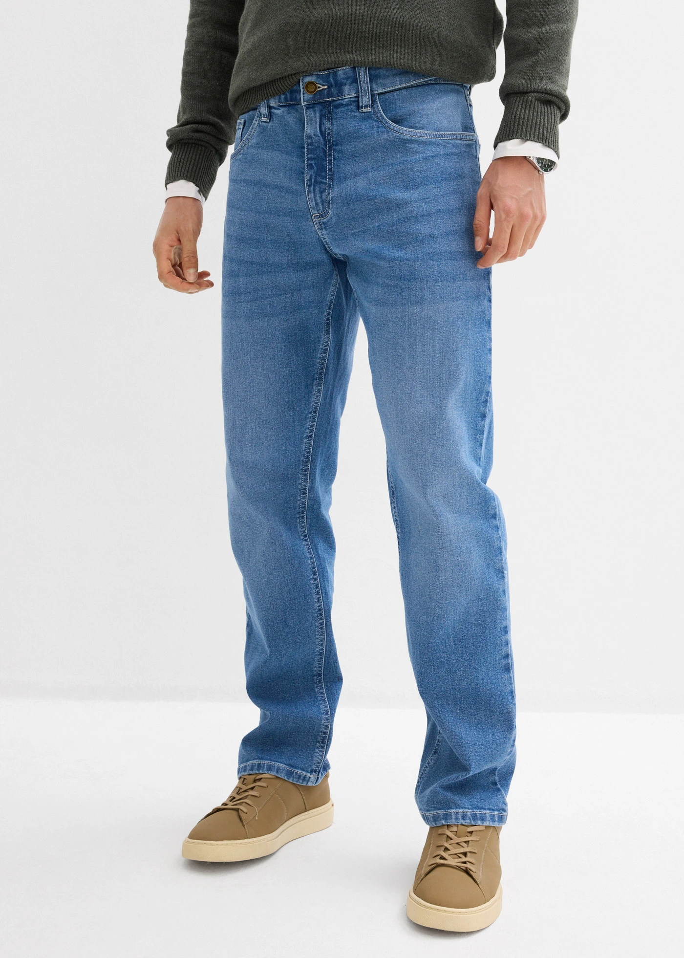 Dżinsy Relaxed Fit • niebieski denim • sklep bonprix