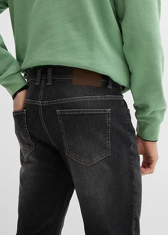 Džínsy, Regular Fit, rozšírené • čierna denim • obchod bonprix