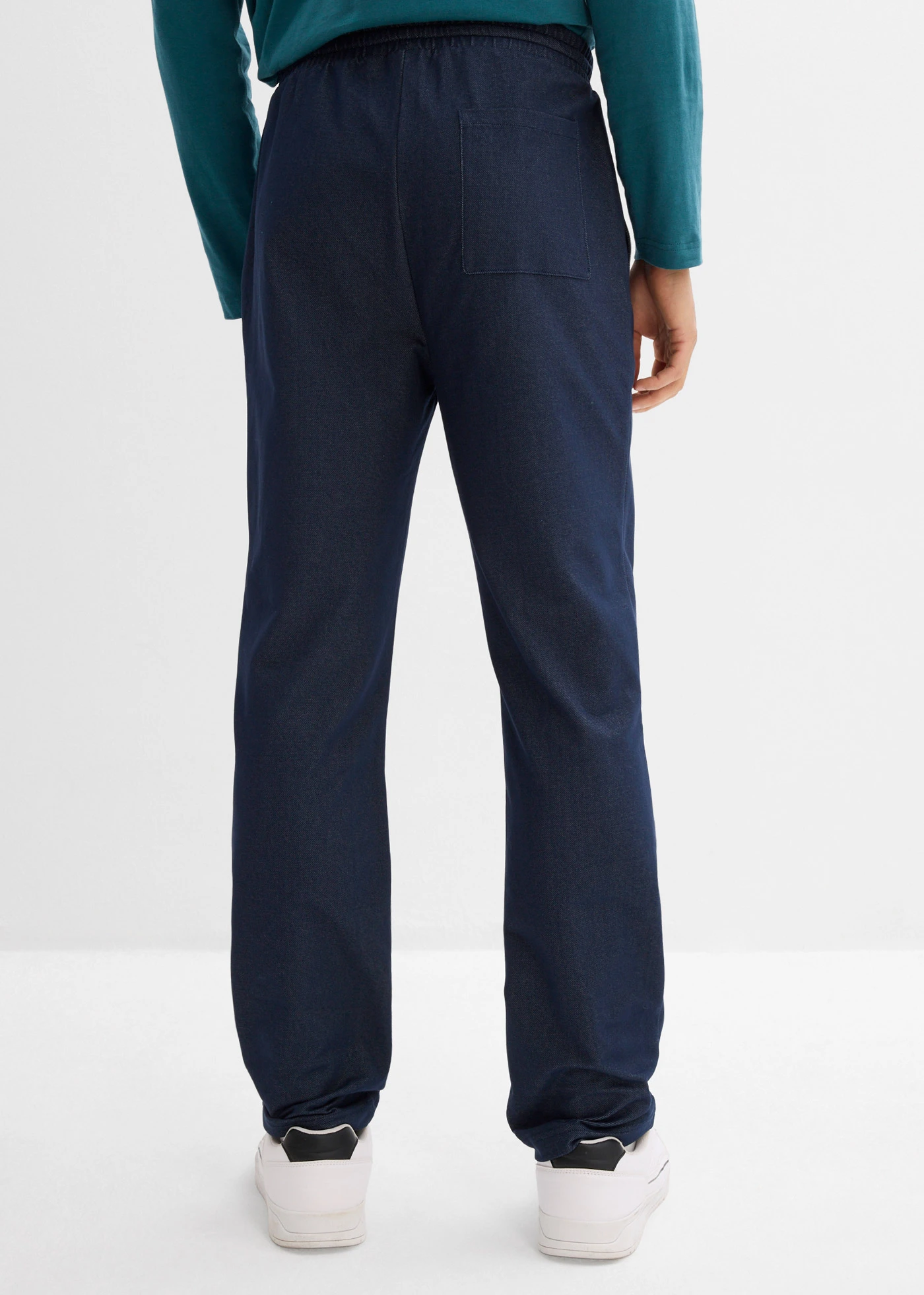 Pantaloni sport cu aspect de blugi • bleumarin • magazin bonprix