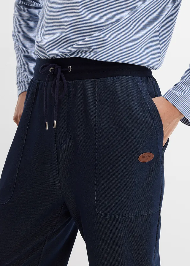 Pantalon de jogging aspect denim • bleu foncé • product-page.page-title-suffix