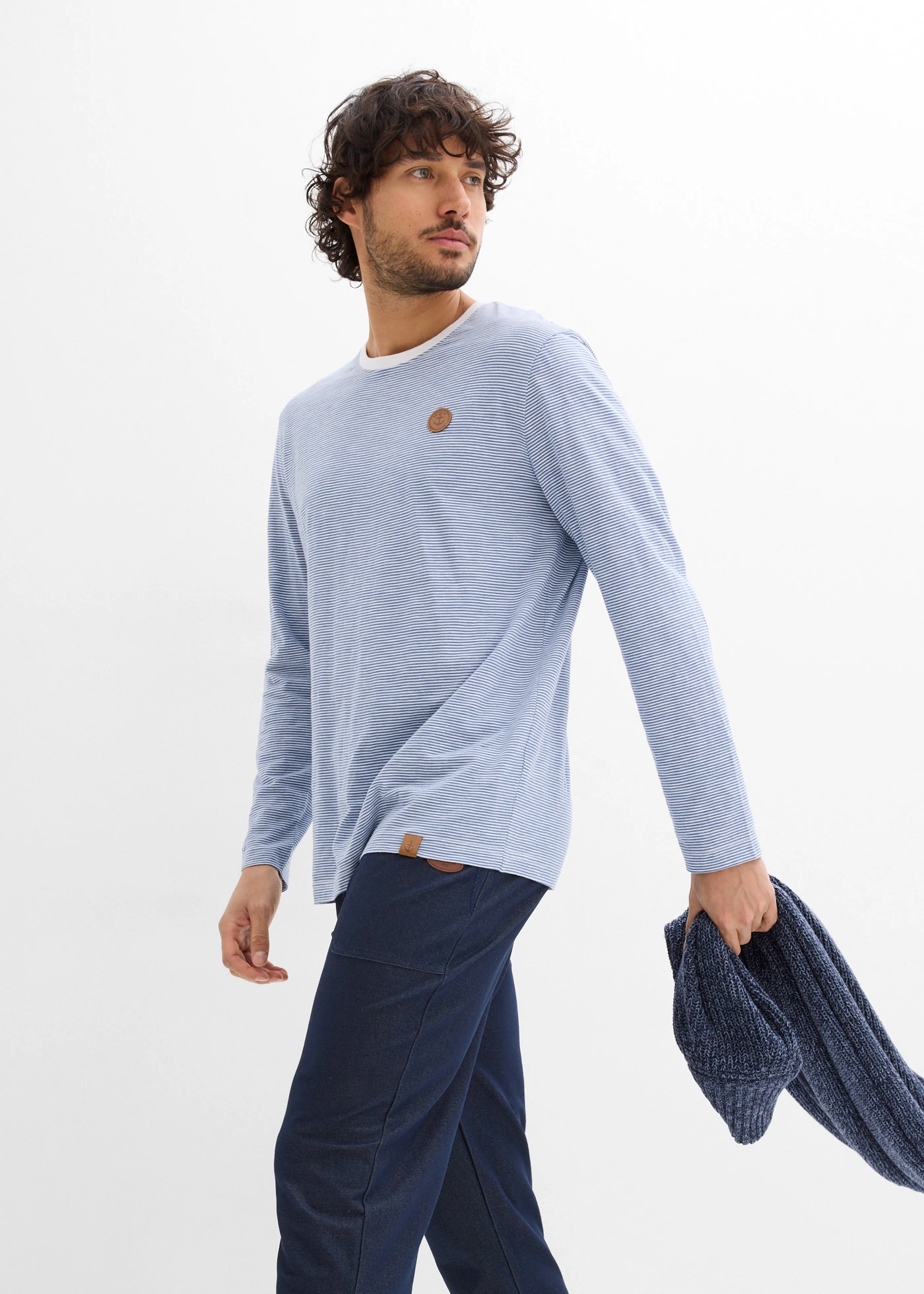 Pantalon de jogging aspect denim • bleu foncé • Boutique bonprix