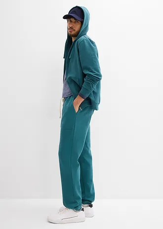 Pantaloni de jogging din bumbac organic 100% • verde-piper • magazin bonprix