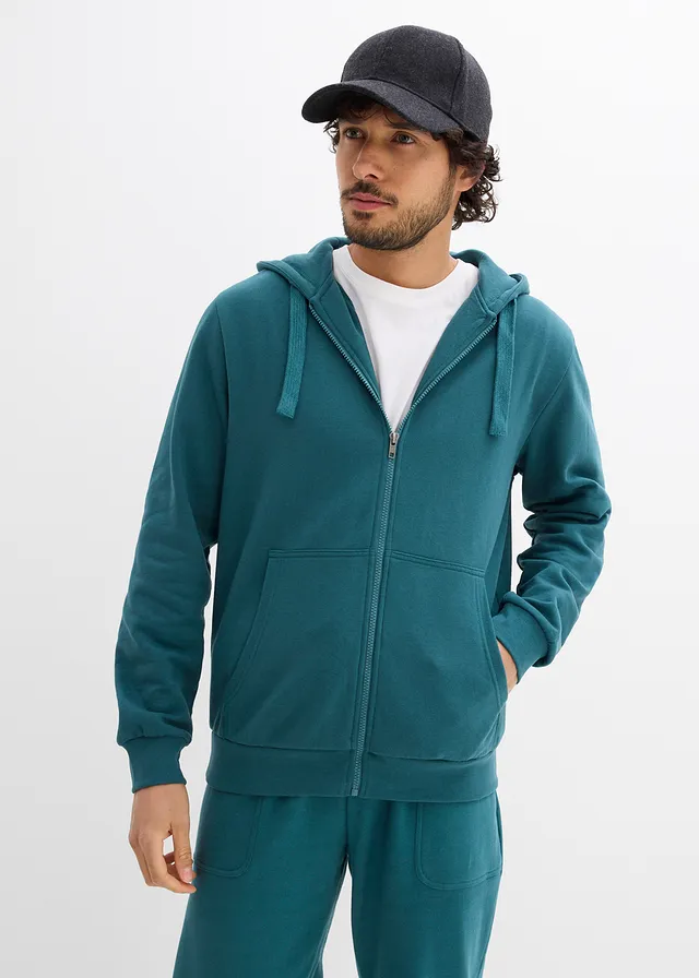 Sweat zippé à capuche, regular • vert poivre • product-page.page-title-suffix