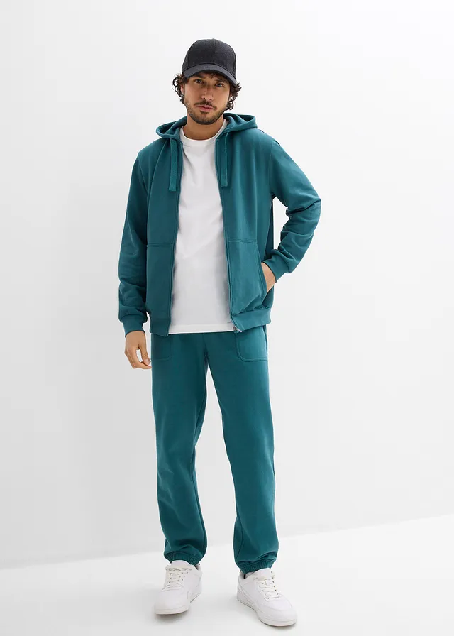 Mikina s kapucí a zipem, střih Regular Fit • zelený pepř • bonprix obchod