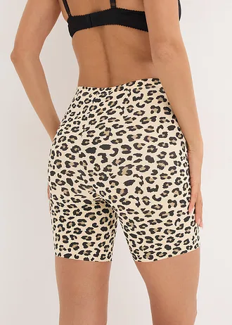 Colanți scurți ”anti-frecare” din material răcoros • model leopard • magazin bonprix