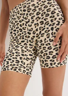 Krátké legíny proti tření stehen, s chladivým materiálem • leopardí vzor • bonprix obchod