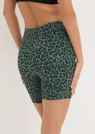 Elastické šortky s chladivým materiálom (proti odieraniu) • olivová leopard potlačená • obchod bonprix