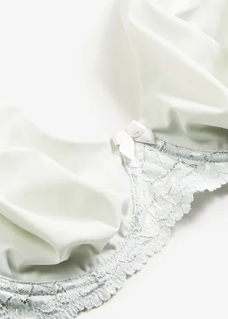 Hladká podprsenka s polstrovanými ramínky • krémově modrá • bonprix obchod