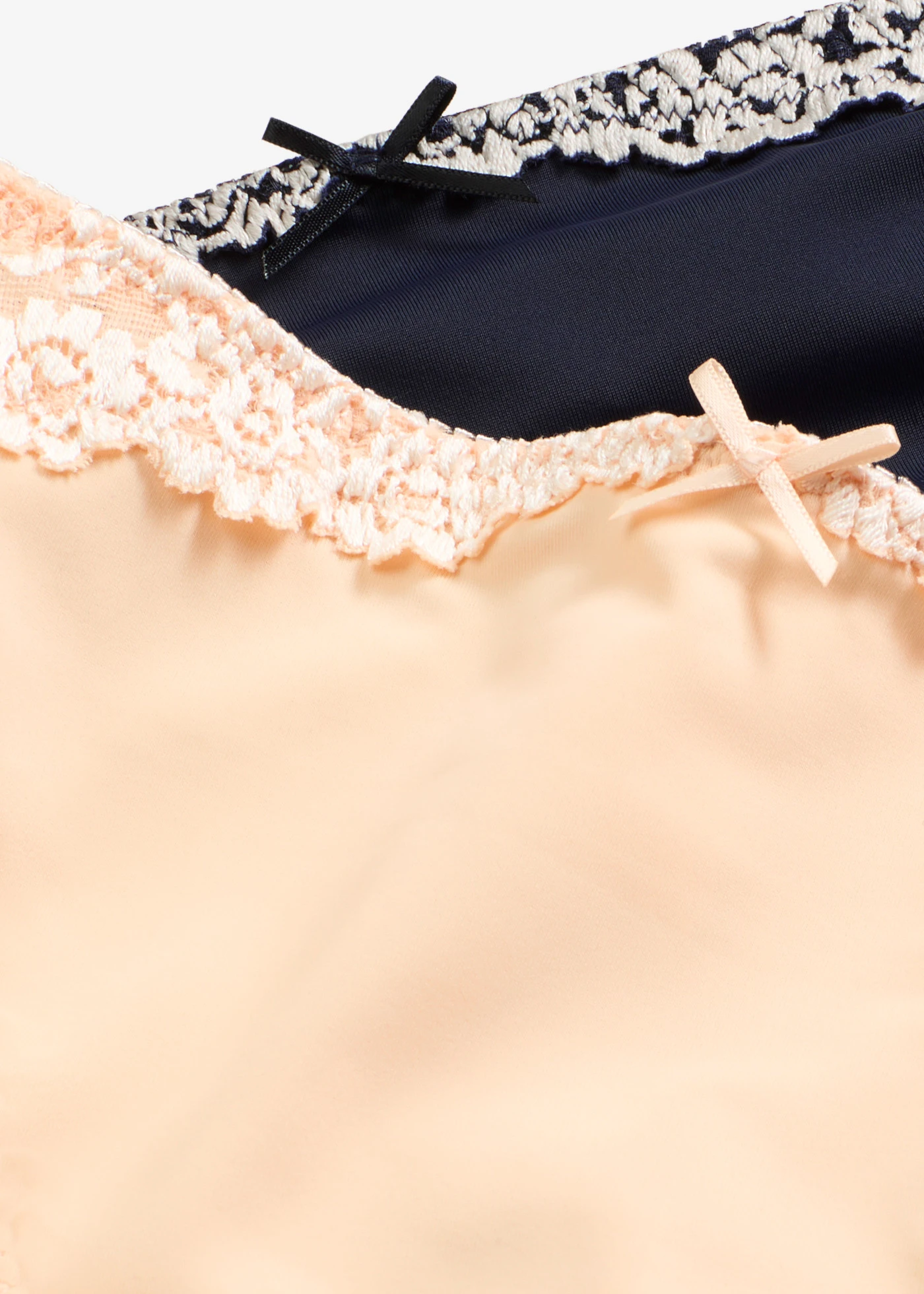 Chilot (set/ 2 buc.) • albastru marin+bej perlat • magazin bonprix