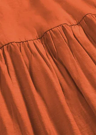 Midi jurk van puur biologisch katoen • zwart • bonprix online shop