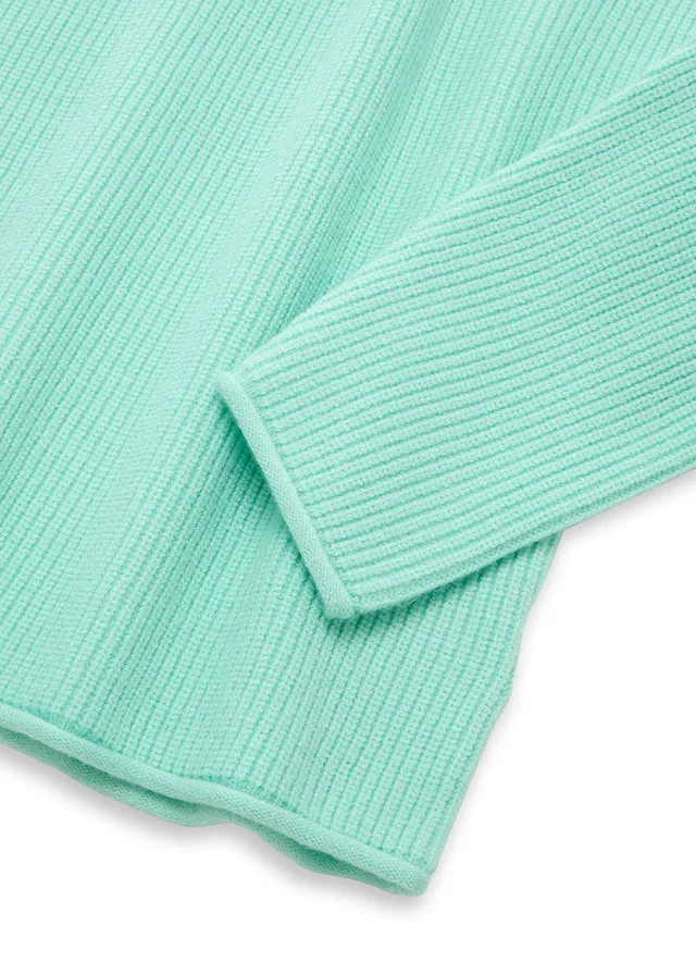 Fijn gebreide trui van Tom Tailor, Kleur: lichtmint
