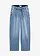 Barrel jeans mid waist, Kleur: lichtblauw denim used