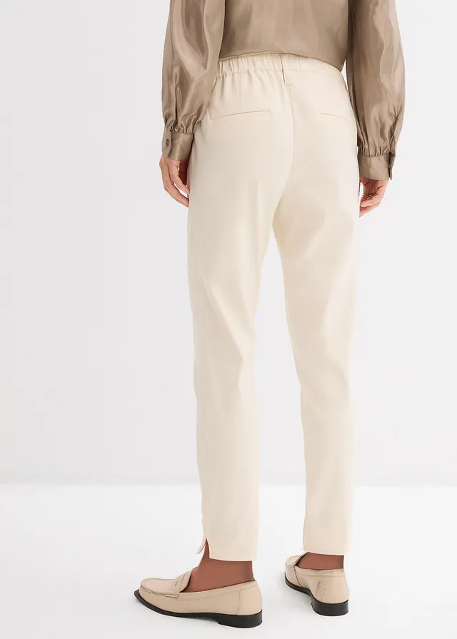 Pantalon de grossesse extensible avec jambes fuselées • écru • product-page.page-title-suffix