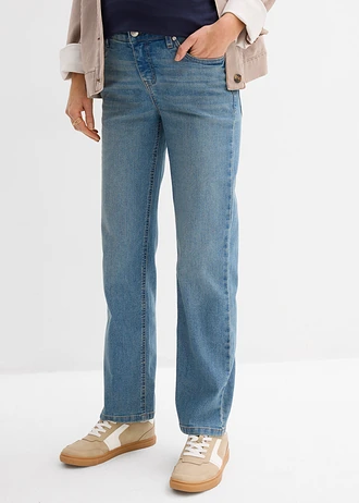 Kismama farmer a terhesség idejére és utána, Ankle Length • kék denim, használt hatású • bonprix áruház
