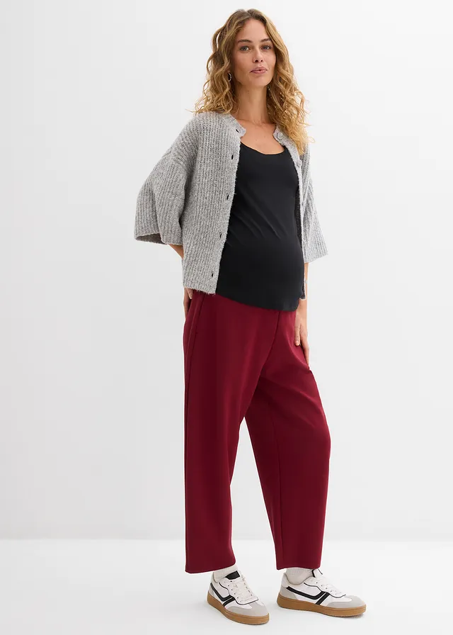 Lot de 2 tops d’allaitement en coton bleu poudré chiné