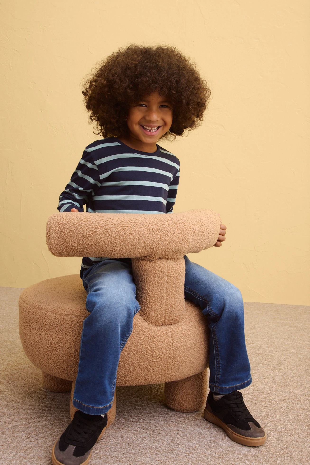 Tričko s dlhým rukávom z čistej bio bavlny (2 ks) • morská zelená + tmavomodrá/morská zelená pásikovaná • obchod bonprix