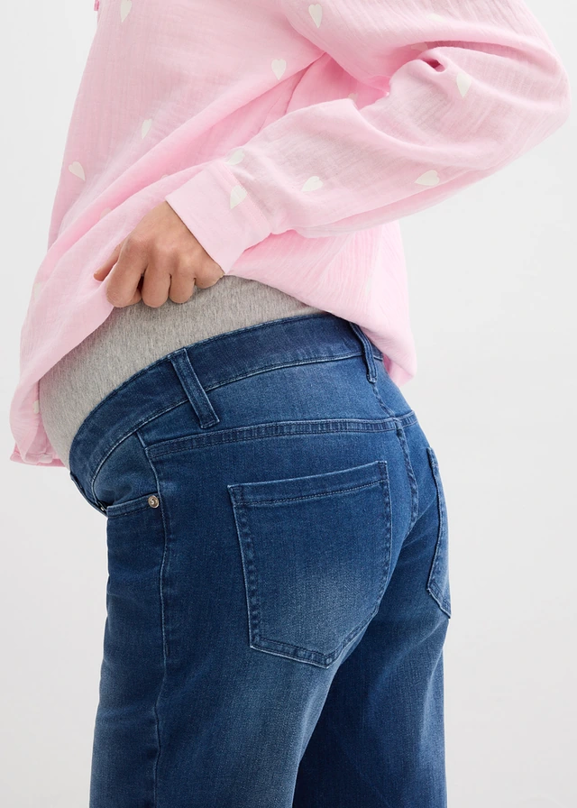 Bermuda en jean de grossesse • bleu stone • product-page.page-title-suffix