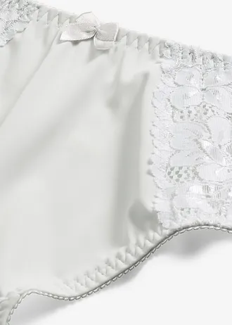 Chilot maxi cu dantelă delicată (set/2 buc.) • albastru crem+albastru crem • magazin bonprix