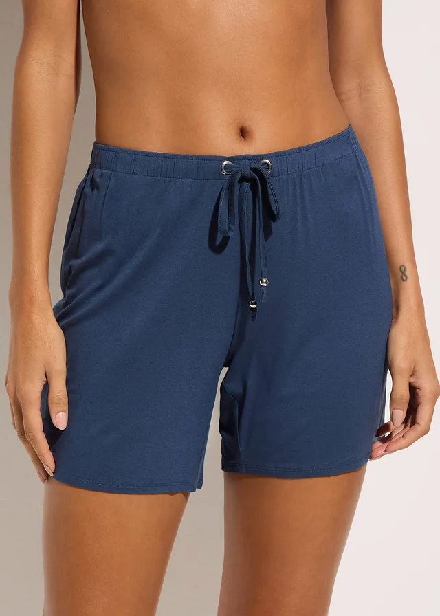 Strandshort in een soepele viscosemix