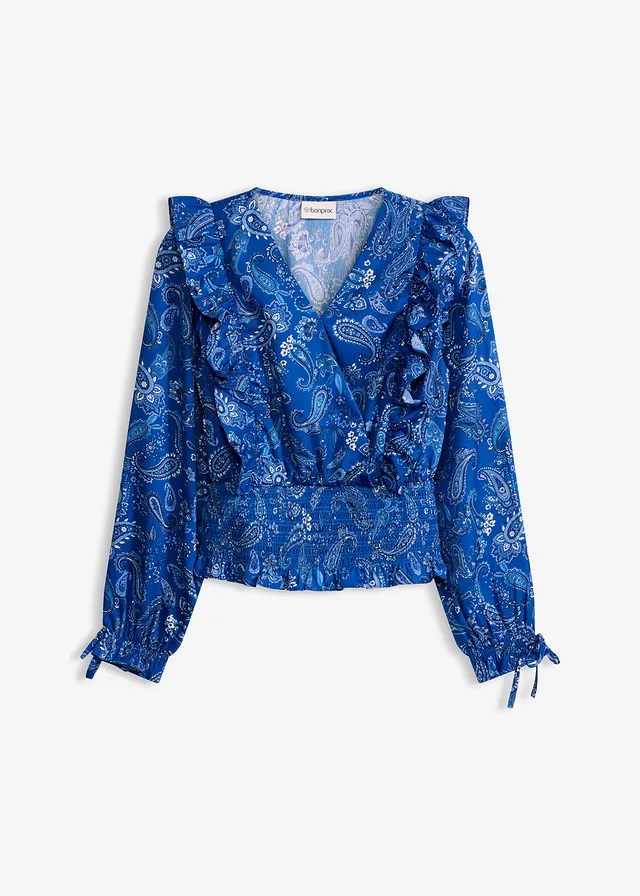 Blouse à volants et smocks