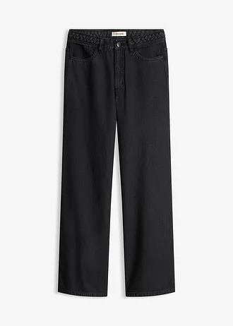 Pantalon en twill 100% coton • noir • Boutique bonprix