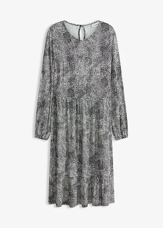 Robe midi en jersey viscose extensible