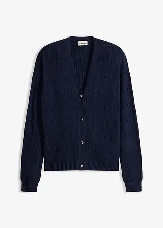 Gilet en fine maille de viscose mélangée