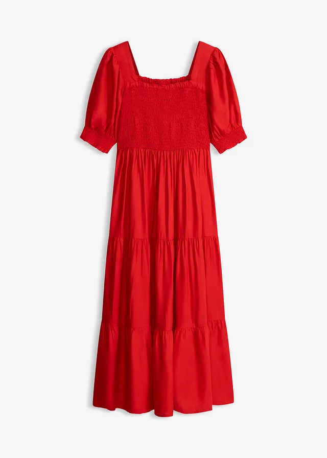 Robe midi imprimée • fraise • Boutique bonprix