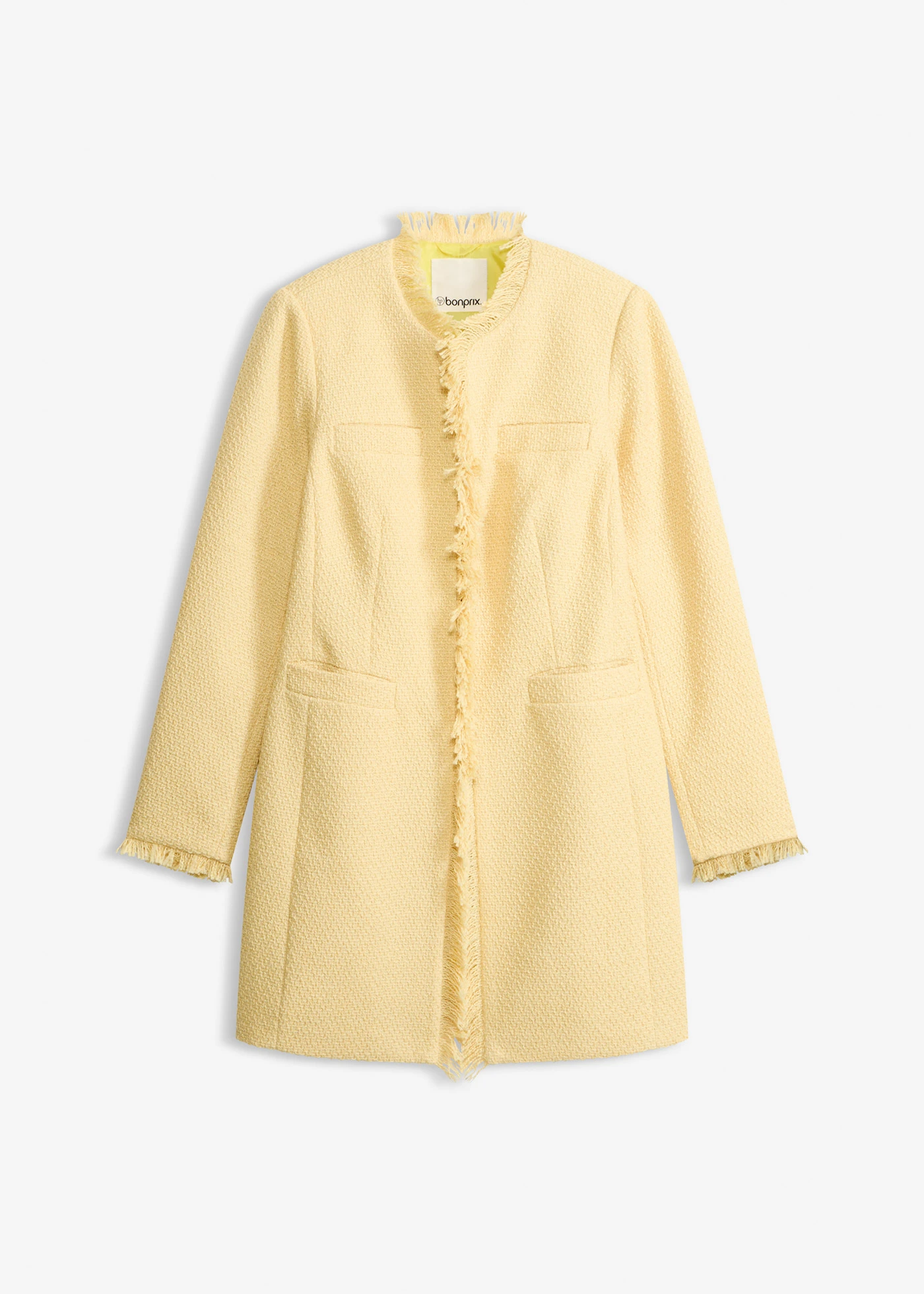 Buklé dlhý blejzer • svetložltá • obchod bonprix