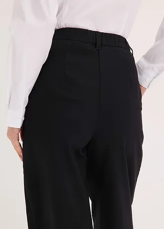 Pantaloni Barrel Fit cu pense în talie • negru • magazin bonprix