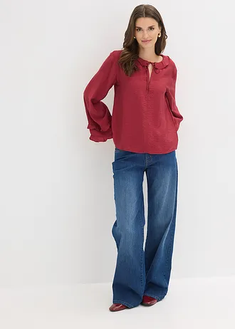 Tuniek in een fijne viscosemix • rood • bonprix online shop