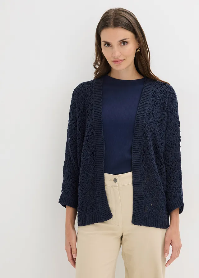 Gilet en maille ajourée
