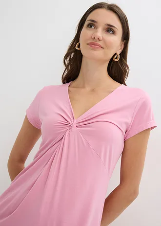 Bluză din material cu viscoză • violet-orhidee fumuriu • magazin bonprix