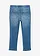Jegging mid waist super strech met comfortband, Kleur: middelblauw denim