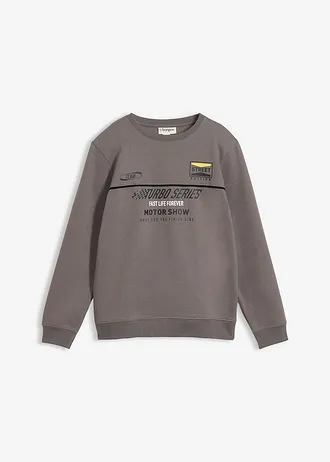 Sweat-shirt doux en coton mélangé