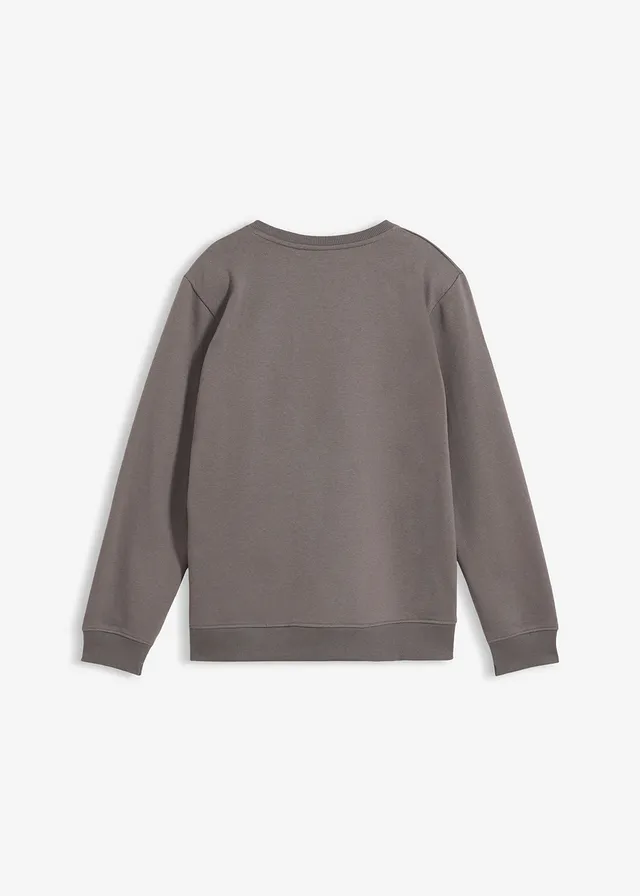 Sweat-shirt doux en coton mélangé
