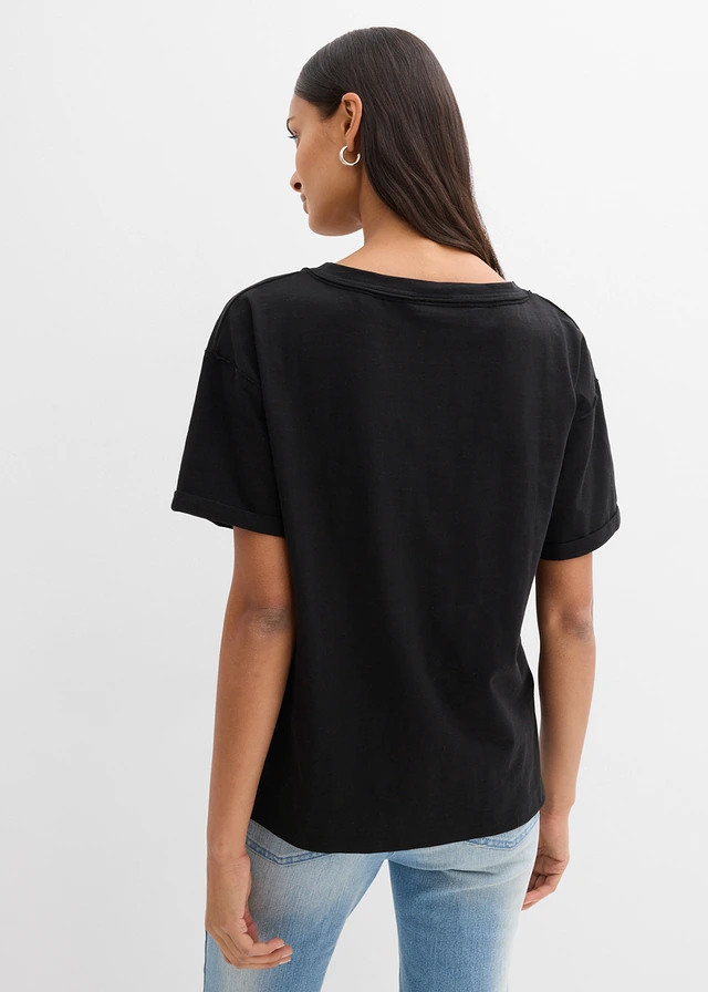 T-shirt oversize 100% coton • noir • product-page.page-title-suffix