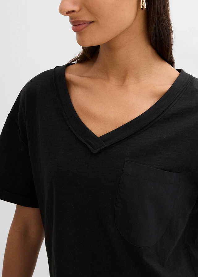 Oversized shirt van puur katoen • zwart • product-page.page-title-suffix