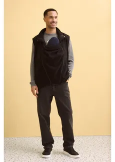 Veste sans manches homme avec empiècement de portage devant et dos • noir • Boutique bonprix
