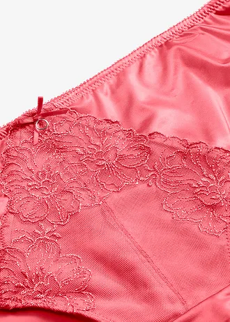 Chilot maxi cu broderie florală cu sclipici • pink corai • magazin bonprix