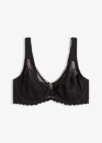 Minimizer bh met gewatteerde bandjes • zwart • bonprix online shop