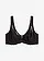 Minimizer bh met gewatteerde bandjes, Kleur: zwart