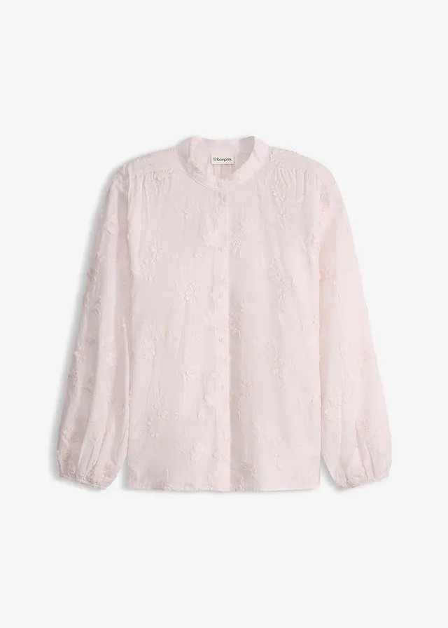 Chemisier 100% coton • rose clair • Boutique bonprix