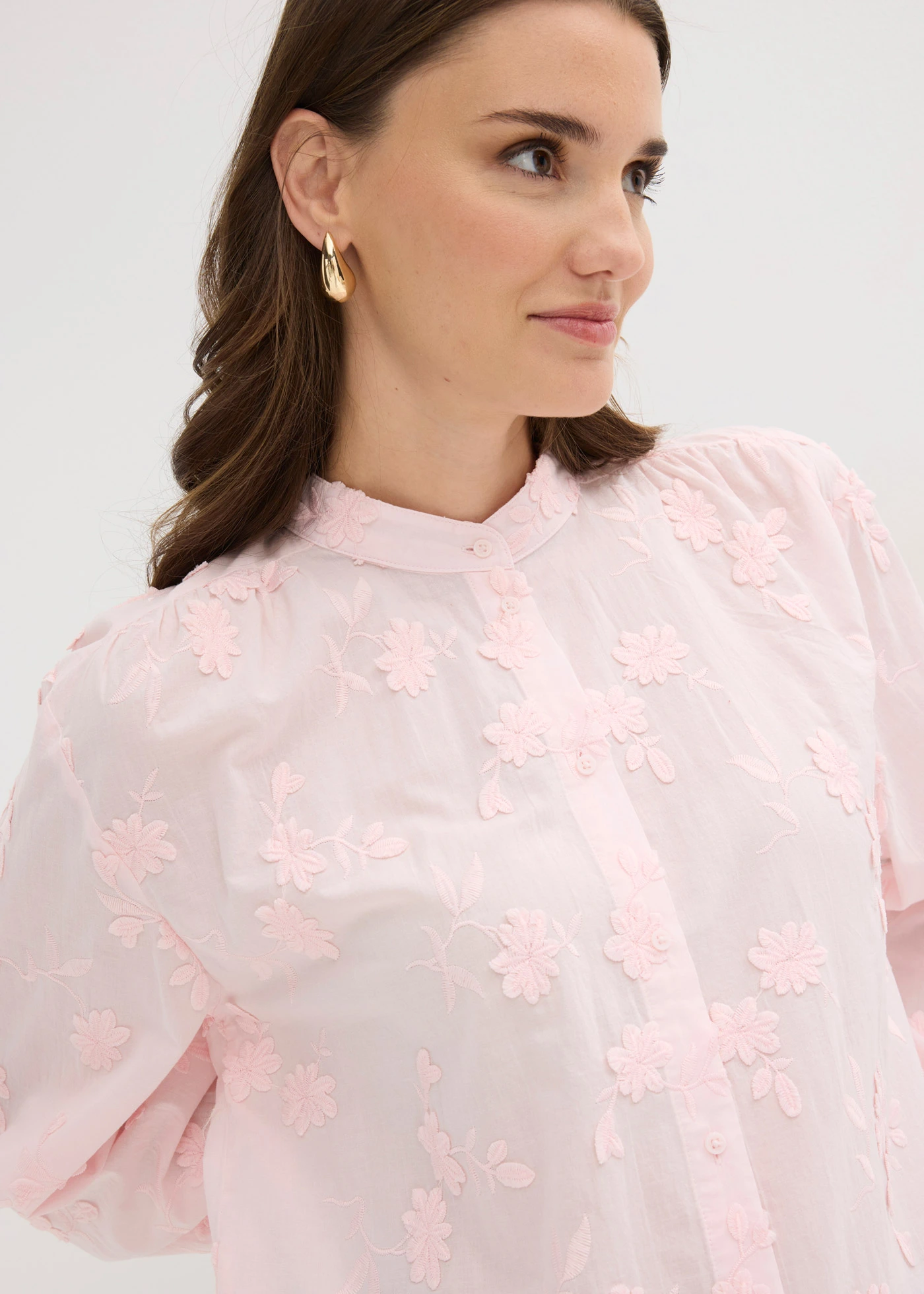 Chemisier 100% coton • rose clair • Boutique bonprix