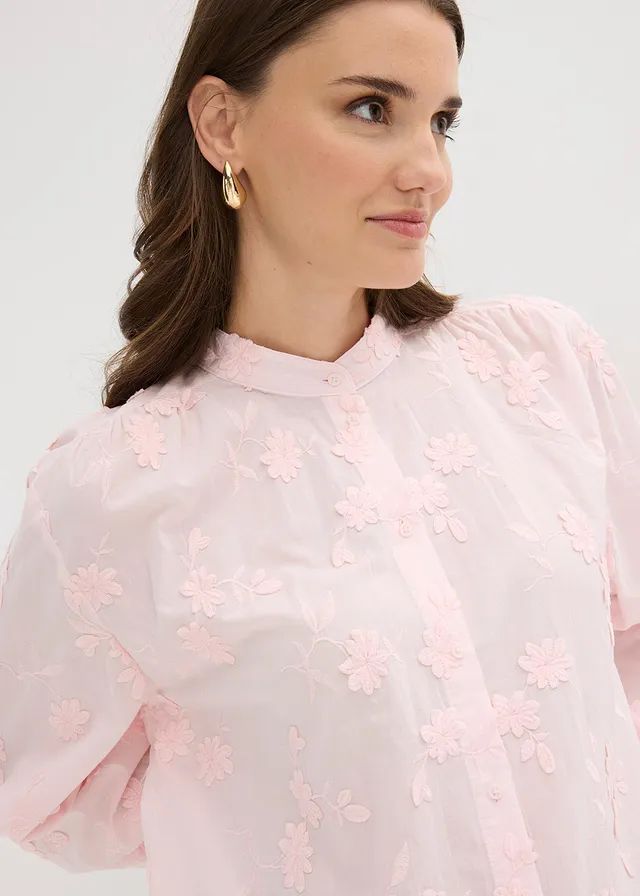 Chemisier 100% coton • rose clair • product-page.page-title-suffix