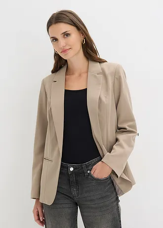 Oversized blazer • taupe • bonprix online shop