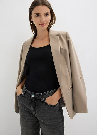 Oversized blazer • taupe • bonprix online shop