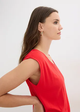 T-shirt en viscose extensible • fraise • Boutique bonprix