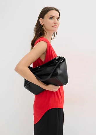 Póló viszkóz-keverékből • eperpiros • bonprix áruház